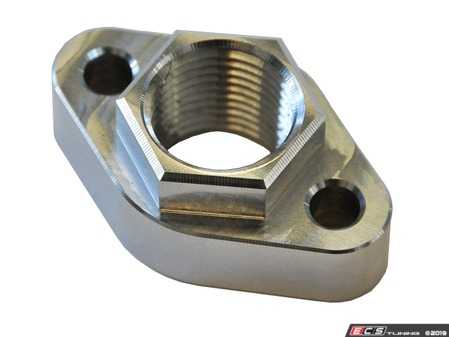 ES#4029476 - 034-110-6001 - Block Side Billet Aluminum Drain Flange - Drain flange for Audi 1.8T oil pan drain back - 1/2" NPT - 034Motorsport - Audi