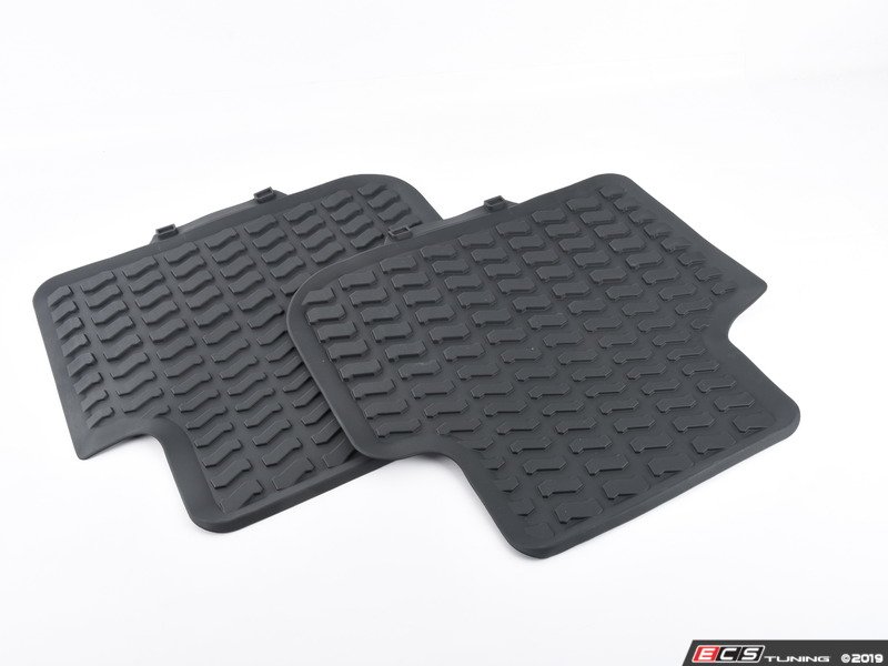 Audi 81B061501041 Originele Q2 rubberen vloermatten voor alle weersomstandigheden rubberen matten