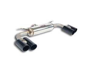 ES#3643800 - 523546 - Supersprint Race Muffler - Matte Black Tips - Eliminate exhaust restrictions for more power and a sportier exhaust tone! - Supersprint - BMW