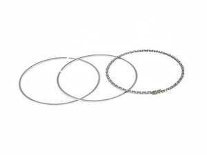 ES#21317 - 11251727462 - Piston Rings - Set - Single Piston - Replace your worn out piston rings with OE replacements - 84.080mm - Genuine BMW - BMW