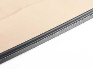 ES#143360 - 52108255571 - E46 Leather Seat Cover - Left - Hellbeige - Genuine BMW - BMW