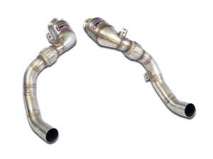 ES#3677943 - 525241KT - Supersprint High Flow Catted Down Pipes - Replaces your factory catalytic converter with high flow sport cats for increased performance while staying road legal! - Supersprint - BMW