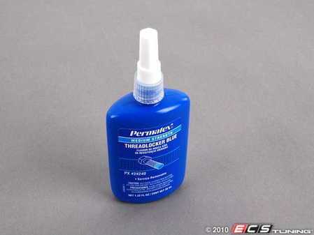 ES#2162829 - 24240 - Medium Strength Threadlocker - Blue - The easiest way to permanently lock a bolt in place - Permatex - Audi BMW Volkswagen Mercedes Benz MINI Porsche