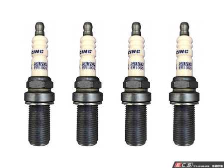 ES#4030525 - er10gs-4KT - Brisk Extra Turbo Racing ER10GS Spark Plugs - Set Of Four - Featuring silver fine wire center electrode - Superior ignition ability increases engine power! - Brisk - Audi Volkswagen