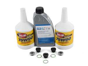 ES#4007139 - 07512293972t1KT - Complete Xdrive Differential And Transfer Case Service Kit - Includes everything you need to drain and refill both differentials and the transfer case with high-performance synthetic differential fluid and ECS magnetic drain plugs. - Assembled By ECS - BMW