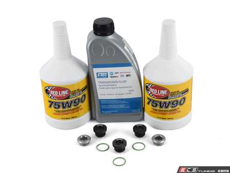 ES#4007139 - 07512293972t1KT - Complete Xdrive Differential And Transfer Case Service Kit - Includes everything you need to drain and refill both differentials and the transfer case with high-performance synthetic differential fluid and ECS magnetic drain plugs. - Assembled By ECS - BMW