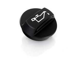 ES#4030546 - 022735ecs0101akt - Billet Engine Oil Cap - Black Anodized - Lose the plastic! - ECS - Audi Volkswagen