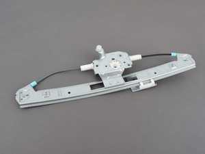 ES#3675150 - 51358212099 - E46 Rear Window Regulator - Left - Fix your malfunctioning window with this replacement regulator - Continental - BMW