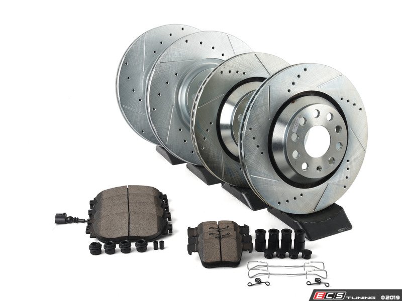 PowerStop Sierra 1500 Evolution Cross-Drilled and Slotted 6-Lug Rotors; Front Pair AR8640XPR (99-06 Sierra 1500 w/o Rear Drum Brakes) - Free Shipping