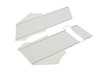 ES#3476048 - 82112458997 - Boot Stripes - White With Black - Mounts the the rear hatch or trunk lid - Genuine MINI - MINI