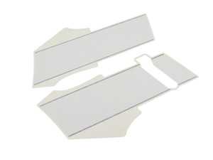 ES#3476048 - 82112458997 - Boot Stripes - White With Black - Mounts the the rear hatch or trunk lid - Genuine MINI - MINI
