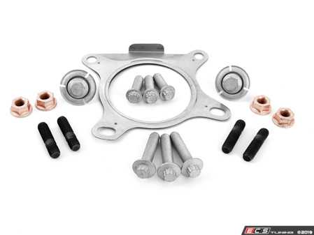 ES#3984510 - wht005179KT - Golf R Downpipe Installation Kit - Includes necessary gaskets and bolts along with one-time-use bolts to reinstall the driveshaft on 4Motion vehicles - Assembled By ECS - Volkswagen