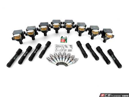 ES#3438152 - 12137599218kt4KT - Ignition Service Kit - Includes new spark plugs and coils - Assembled By ECS - BMW