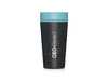 ES#4030790 - COFFEE-CUP - Reusable Coffee Cup Made From Recycled Cups - (NO LONGER AVAILABLE) - Black and teal blue color with OBDeleven logo - OBDeleven - 
