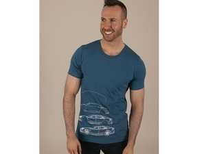 ES#4001633 - ACM3902TELSM - Audi e-tron GT T-Shirt - Mens Small - This deep teal tee starts with the finest of cotton for all-day comfort and is the perfect canvas to this sleek design of the innovative Audi e-tron GT - Genuine Volkswagen Audi - Audi