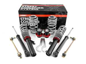 ES#3178076 - 021545ECS01A - MK6 Jetta ECS Street Coilover System  - (NO LONGER AVAILABLE) - Take control of your ride while going low with our sport-tuned coilover system! - ECS - 