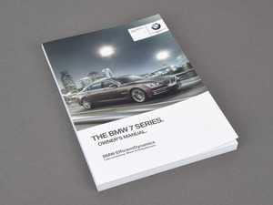ES#2733257 - 01402926019 - Owner's Manual F01 - F02 - F03 - Genuine BMW - BMW