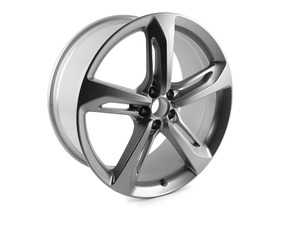 ES#2684074 - 4G8601025AN - 21" RS7 5-spoke wheel - priced each - 21"x9" ET35 5x112 Silver - Genuine Volkswagen Audi - Audi