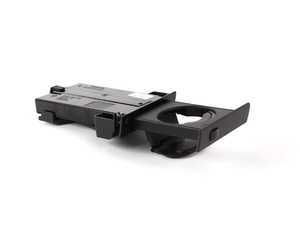 ES#117345 - 51457063181 - Right Dashboard Cup Holder Assembly - Gray - Includes faceplate/cover - Genuine BMW - BMW