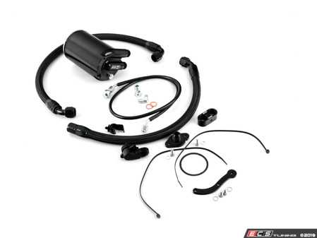 ES#4909167 - 034-101-1009 - 034Motorsport Billet Catch Can Kit - Prevent oil deposits in intake manifold and intake valves, while reducing carbon buildup! - 034Motorsport - Audi