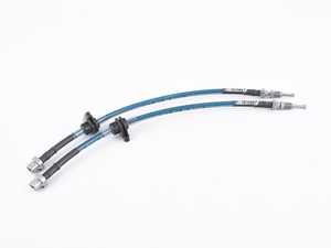 ES#4030671 - 027618TMS01 - Turner Motorsport Stainless Steel Brake Lines - Front - Sporting new low profile hardware! Finished with a new zinc-nickel coating for exceptional corrosion resistance. DOT compliant and made in USA! - Turner Motorsport - MINI
