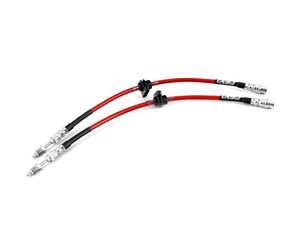 ES#4031244 - 027615ECS01 - ECS Exact Fit Stainless Steel Brake Lines - Front - DOT-compliant kit to improve pedal feel in your vehicle. - ECS - BMW MINI