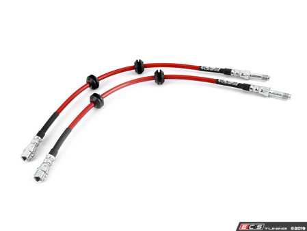 ES#4031241 - 027615ECS02 - ECS Exact Fit Stainless Steel Brake Lines - Rear - DOT-compliant kit to improve pedal feel in your vehicle. - ECS - BMW MINI
