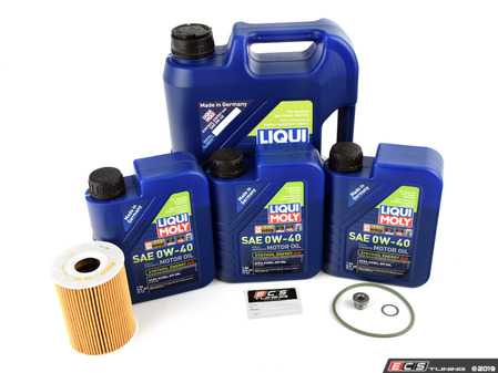 ES#3659066 - MACV6OSKKT2 - Liqui Moly Synthoil Oil Service Kit (0w-40) - Includes Hengst filter and Liqui Moly Synthoil Energy A40 Spec oil - Assembled By ECS - Porsche
