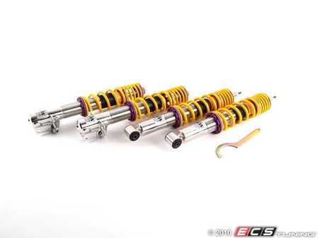 ES#2092229 - 15280001 - KW V2 Series Coilover Kit - Variant 2 coilovers offer sport handling with adjustable rebound dampening - KW Suspension - Volkswagen