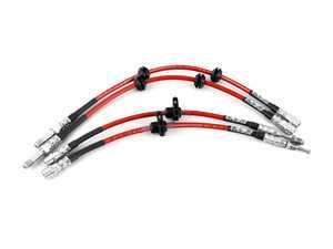ES#4031247 - 027615ecsKT1 - ECS Exact Fit Stainless Steel Brake Lines - Complete Set - Set of 4 DOT-compliant lines, manufactured by ECS Tuning to precisely replace your standard rubber lines. Front and rear lines. - ECS - MINI