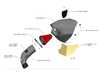 ES#4033442 - EVE-A90-CF-INT - Eventuri Carbon Intake System  - A full sealed carbon fiber intake system that maximizes performance and striking good looks. - Eventuri - BMW