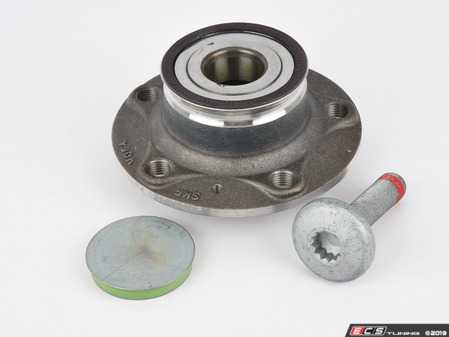 ES#2083271 - 1K0598611 - Rear Wheel Bearing Assembly (30mm ID) - Includes dust cover and axle bolt - SKF - Audi Volkswagen