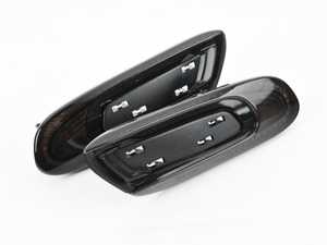 ES#3998843 - V-173306LG - Smoked Lens Amber Flash LED Turn Signal Set - Dynamic Flash - Replaces the stock turn signals with LEDS that flash in a pattern - Vinstar - MINI