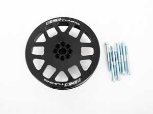 ES#4820683 - 025510ECS01 - Audi 3.0T Performance Overdrive Crank Pulley - 187.3mm - Spin the supercharger faster without affecting the accessory drive system - ECS - Audi Volkswagen Porsche