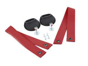 ES#3659909 - PLSTRP-R - Door Pull Strap Kit - Red - Easily close your doors with these pull straps! - Condor Speed Shop - BMW