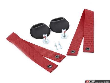 ES#3659909 - PLSTRP-R - Door Pull Strap Kit - Red - Easily close your doors with these pull straps! - Condor Speed Shop - BMW