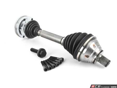 ES#3970580 - 1K0407451TX - Front Axle Assembly - Left - Driveshaft with inner and outer CV joints - Meyle - Audi Volkswagen