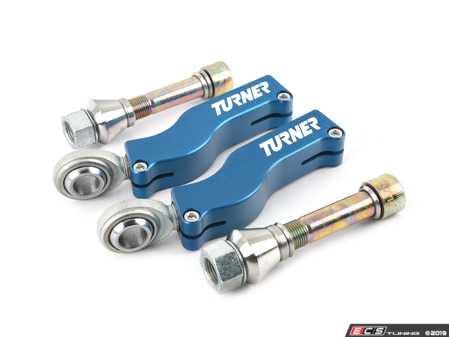 ES#3988302 - 025990TMS01 - Turner Performance Tie Rod Ends (Adjustable Bump-Steer) - Pair - Eliminate bump steer and tie rod binding! Adjustable bump-steer front outer tie rod ends. - Turner Motorsport - BMW