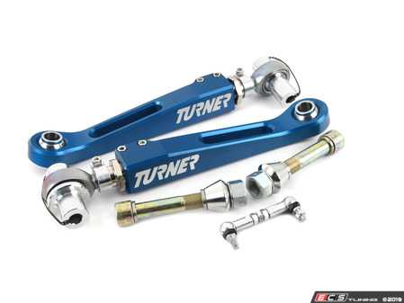 ES#3988303 - 025990TMS02 - Turner Performance Lower Control Arms - Pair - Fully adjustable roll center, camber, and track width performance control arms that feature headlight adjusting rods! - Turner Motorsport - BMW