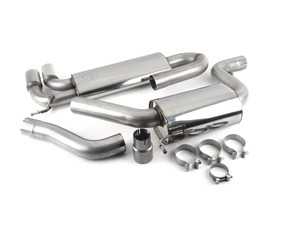 ES#3969591 - SVW042 - Resonated cat-back system - Daytona twin tips - Built to last with 304 stainless steel and engineered for dyno-proven power gains. - Scorpion - Volkswagen