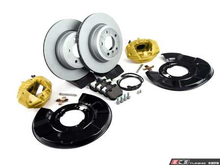 ES#3610630 - 34216786743KT - Rear BMW Performance Big Brake Kit - Featuring 324x22mm rear rotors with BMW Performance Dual piston calipers! - Assembled By ECS - BMW