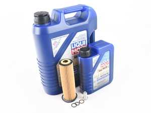 ES#3985013 - 2711800409KT2 - Liqui Moly Leichtlauf Oil Service Kit (5w-40) - Includes Hengst filter and Liqui Moly Leichtlauf High Tech 229.5 Spec oil - Assembled By ECS - Mercedes Benz