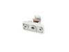 ES#258875 - 3B0857561BY20 - Sun Visor Clip - Pearl Grey - Fits both left and right sunvisors - Genuine Volkswagen Audi - Volkswagen