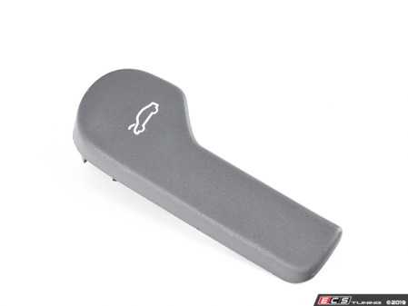 ES#3992313 - 7E18235339B9 - Hood Release Handle - Satin Black - Front hood release grab handle - Genuine Volkswagen Audi - Volkswagen