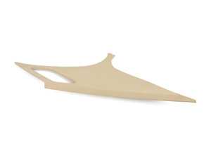 ES#113879 - 51438207837 - E39 "C" Pillar Trim - Left - (NO LONGER AVAILABLE) - Sandbeige/Light Beige, located next to the rear windshield - Genuine BMW - 