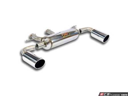ES#3053288 - 984124 - Supersprint Performance Muffler (2x100mm) - 100% handcrafted in Italy. Stainless steel construction. Legendary sound! - Supersprint - BMW