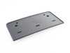 ES#3607757 - 8W0807285AL9B9 - Front License Plate Bracket - Satin Black  - Keep a clean look and add a place for your plate - Genuine Volkswagen Audi - Audi