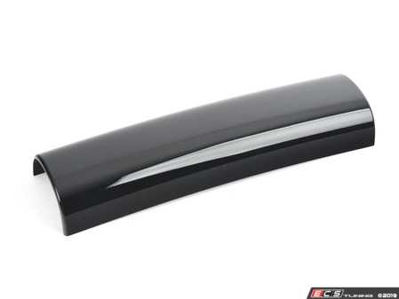 ES#515081 - 51432757928 - Roll Over Trim Piano Black - Center - Attaches to the outside top center trim - Genuine MINI - MINI