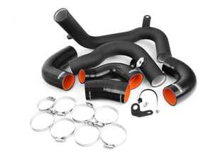 ES#3617860 - MMICP-MK7-15KWBK - Intercooler Pipe Kit - Wrinkle Black - Improve the flow of the charged air through your MK7/8V - Mishimoto - Audi Volkswagen