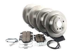 ES#3159771 - KOE6074 - Autospecialty Stock Replacement Brake Kit - Front and Rear - Includes all new Autospecialty OE style replacement rotors and Evolution ceramic brake pads. - Power Stop - BMW